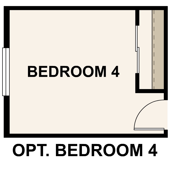 Diagram. Powell Floorplan, Upper Level Option