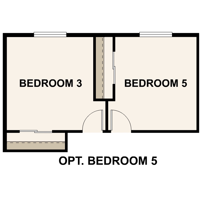 Diagram. Tahoe Floorplan, Upper Level Option