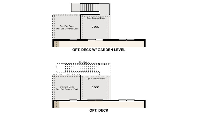 Diagram, engineering drawing. Platte Floorplan, Main Level Options
