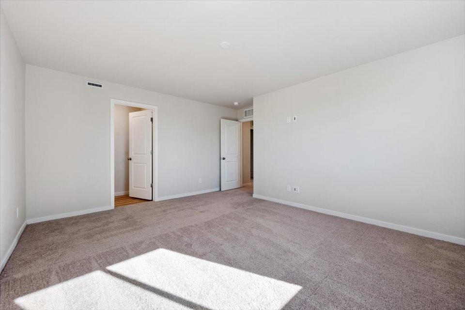 A room with white walls.