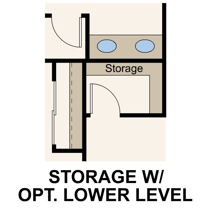 Diagram, engineering drawing. Jay Floorplan, Upper Level Option