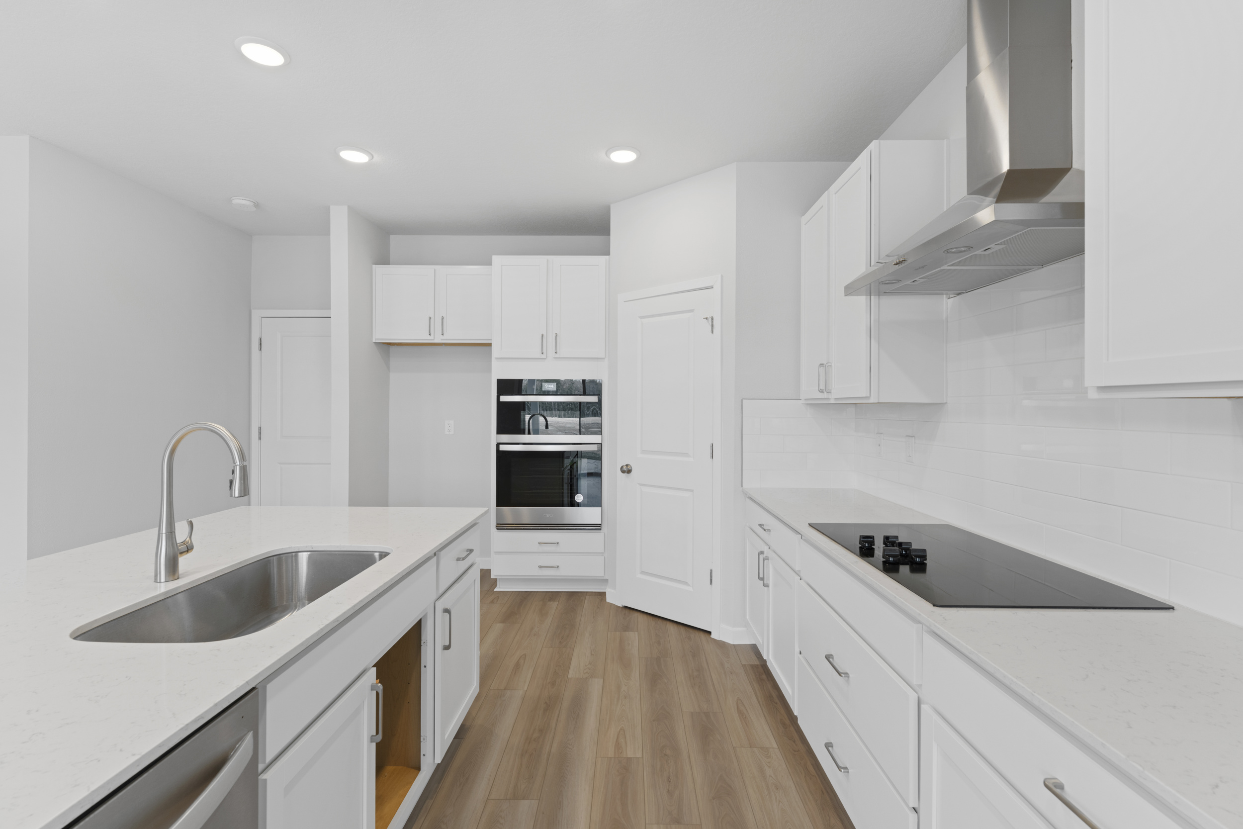 Lot 141 Chef's Kitchen with White Cabinets at The Preserve at Camden Woods