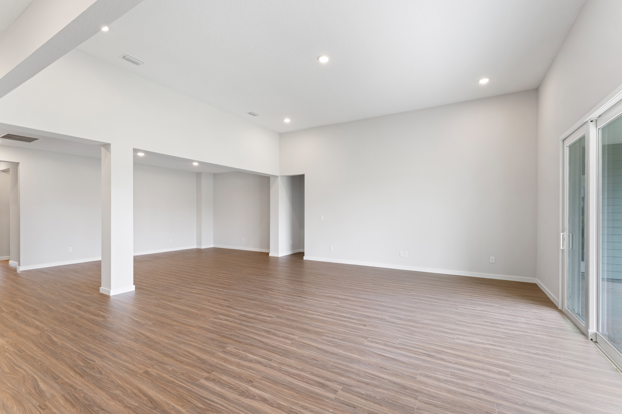 Lot 60 Living Room at Reserve East in Flagler Beach