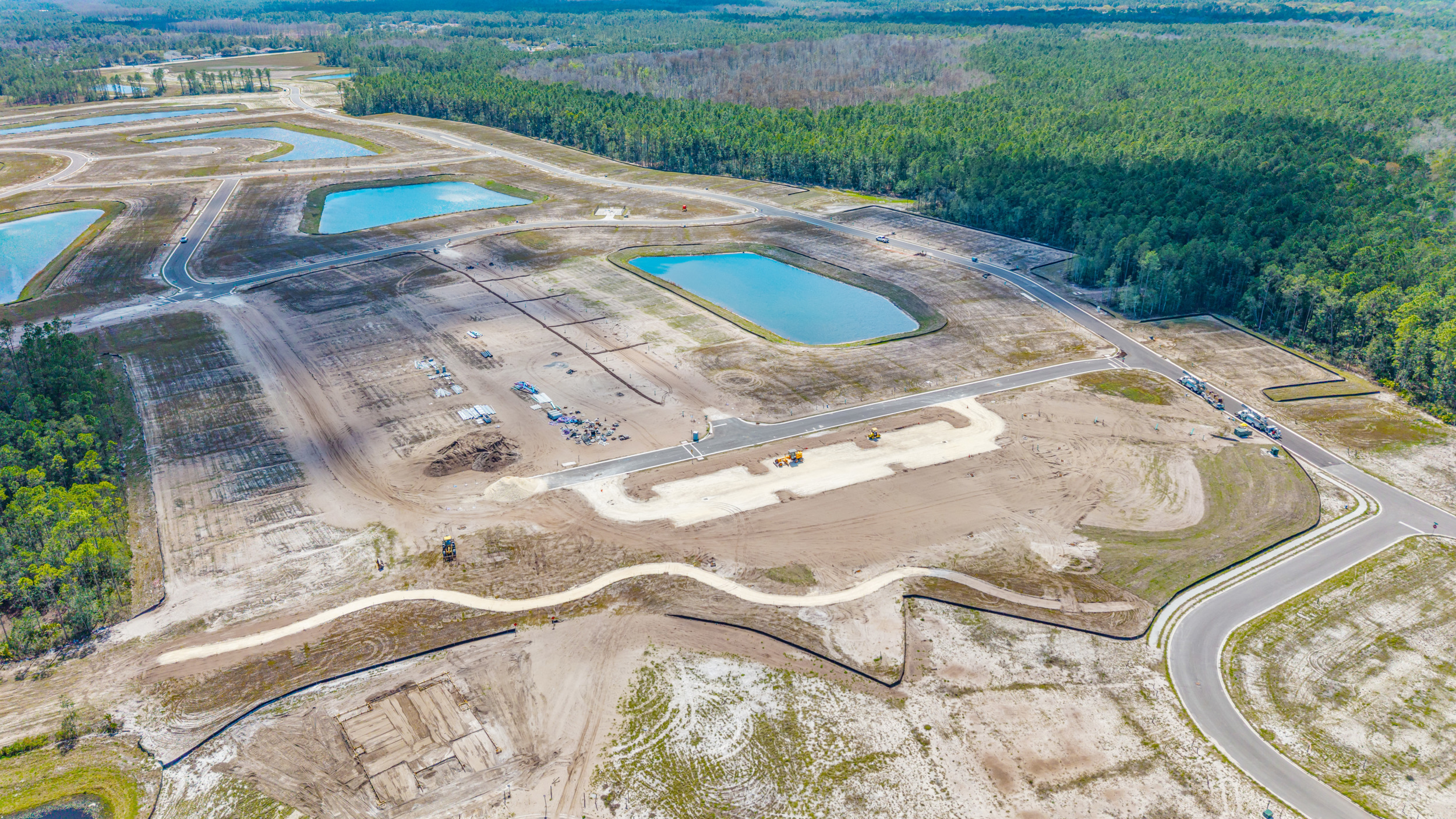 Drone View of Seminole Trace by Century Communities