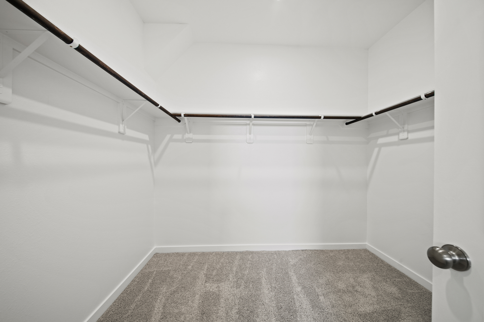 A staircase in a room.