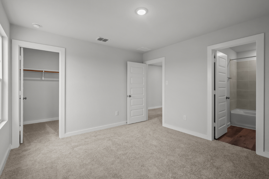 A room with white walls.